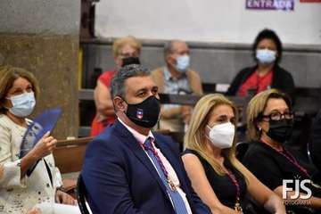 Eucaristía presidida por el obispo José Mazuelos y concierto de la Banda Municipal de Música por la festividad del Santo Cristo de Telde/Francisco Javier Santana.